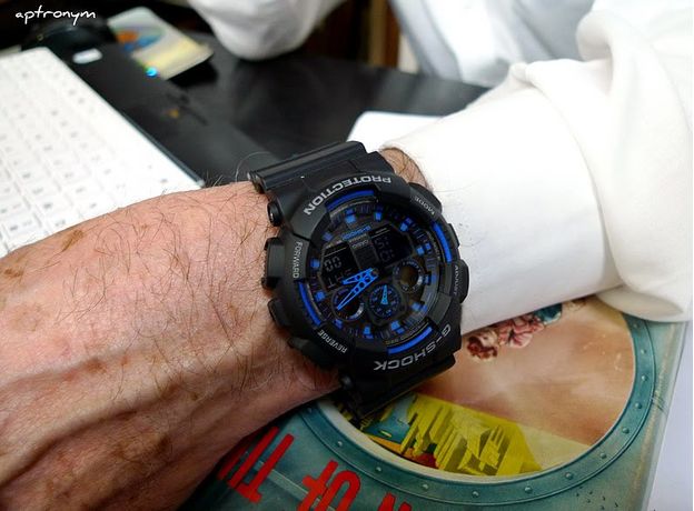 CASIO GA-100-1A2ER, Вариации товара: Черный, фото 8 | Интернет-магазин оригинальных часов и аксессуаров