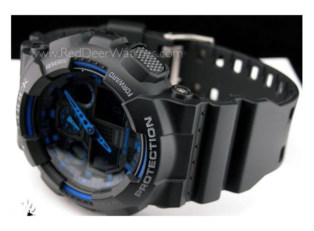 CASIO GA-100-1A2ER, Вариации товара: Черный, фото 10 | Интернет-магазин оригинальных часов и аксессуаров