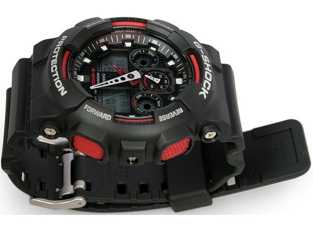 CASIO GA-100-1A4ER, Вариации товара: Черный/Красный, фото 8 | Интернет-магазин оригинальных часов и аксессуаров