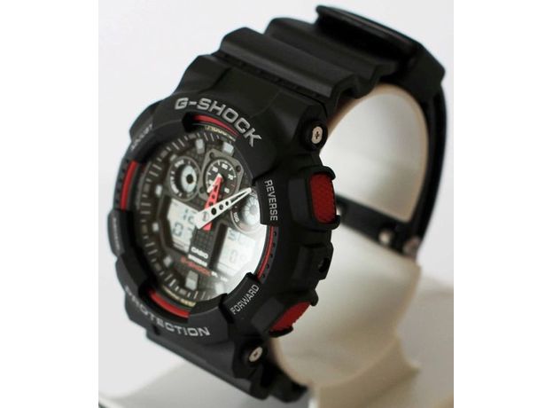 CASIO GA-100-1A4ER, Вариации товара: Черный/Красный, фото 11 | Интернет-магазин оригинальных часов и аксессуаров