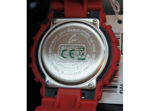 CASIO GA-100B-4AER, Варіант кольору: Червоний, фото 21 | Интернет-магазин оригинальных часов и аксессуаров