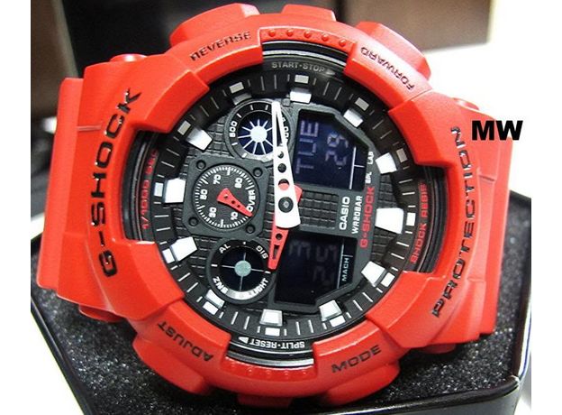 CASIO GA-100B-4AER, Варіант кольору: Червоний, фото 17 | Интернет-магазин оригинальных часов и аксессуаров