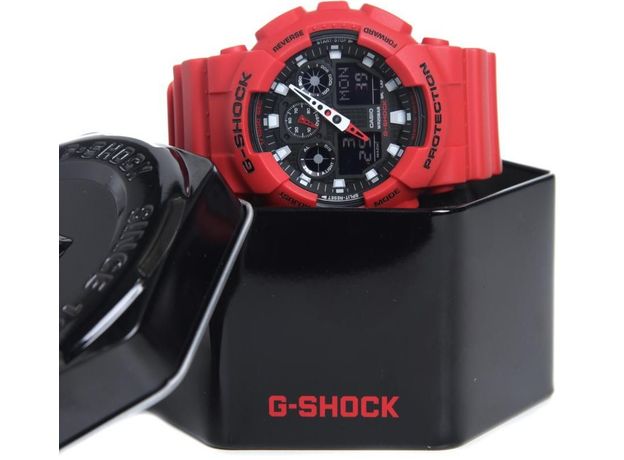 CASIO GA-100B-4AER, Варіант кольору: Червоний, фото 13 | Интернет-магазин оригинальных часов и аксессуаров