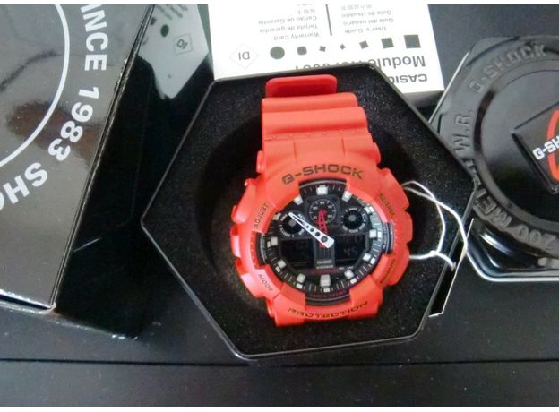 CASIO GA-100B-4AER, Варіант кольору: Червоний, фото 14 | Интернет-магазин оригинальных часов и аксессуаров