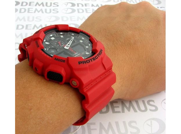 CASIO GA-100B-4AER, Варіант кольору: Червоний, фото 9 | Интернет-магазин оригинальных часов и аксессуаров