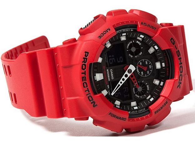 CASIO GA-100B-4AER, Варіант кольору: Червоний, фото 8 | Интернет-магазин оригинальных часов и аксессуаров