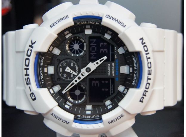 CASIO GA-100B-7AER, Варіант кольору: Білий, фото 20 | Интернет-магазин оригинальных часов и аксессуаров