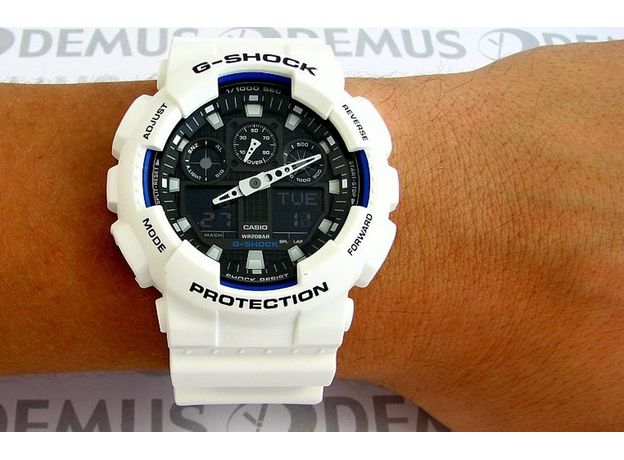 CASIO GA-100B-7AER, Варіант кольору: Білий, фото 19 | Интернет-магазин оригинальных часов и аксессуаров