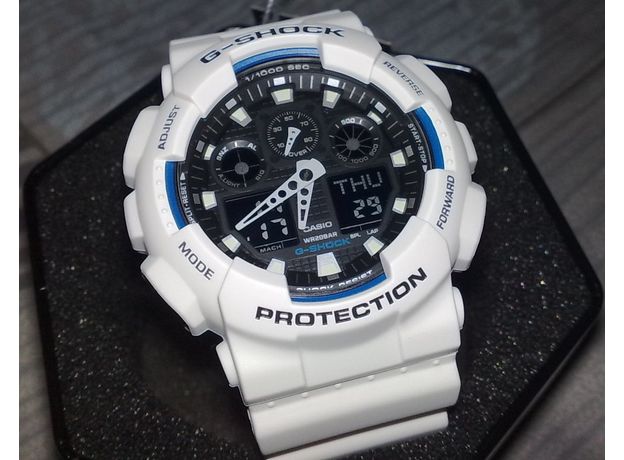 CASIO GA-100B-7AER, Варіант кольору: Білий, фото 17 | Интернет-магазин оригинальных часов и аксессуаров