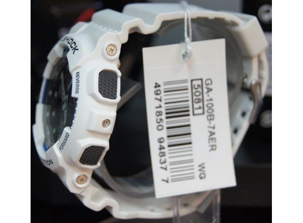 CASIO GA-100B-7AER, Варіант кольору: Білий, фото 13 | Интернет-магазин оригинальных часов и аксессуаров