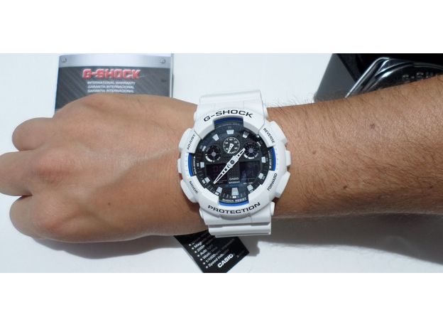 CASIO GA-100B-7AER, Варіант кольору: Білий, фото 15 | Интернет-магазин оригинальных часов и аксессуаров