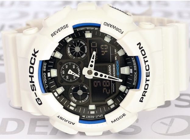 CASIO GA-100B-7AER, Варіант кольору: Білий, фото 14 | Интернет-магазин оригинальных часов и аксессуаров