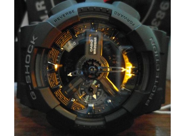 CASIO GA-110-1BER, Варіант кольору: Чорний, фото 7 | Интернет-магазин оригинальных часов и аксессуаров