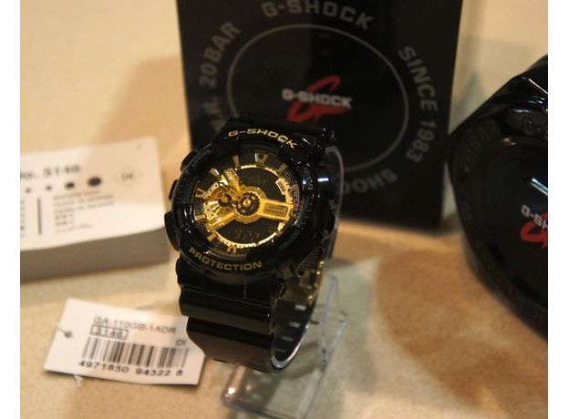 CASIO GA-110GB-1AER, Варіант кольору: Чорний/Золотий, фото 11 | Интернет-магазин оригинальных часов и аксессуаров