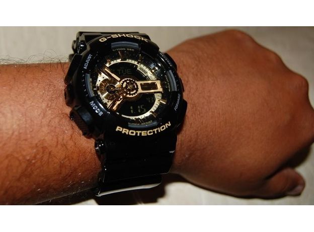 CASIO GA-110GB-1AER, Варіант кольору: Чорний/Золотий, фото 4 | Интернет-магазин оригинальных часов и аксессуаров