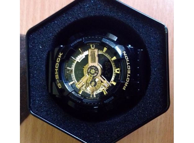 CASIO GA-110GB-1AER, Варіант кольору: Чорний/Золотий, фото 3 | Интернет-магазин оригинальных часов и аксессуаров
