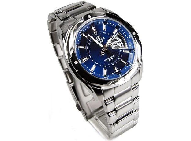 CASIO EF-129D-2AVEF, Варіант кольору: Сталевий/Синій, фото 4 | Интернет-магазин оригинальных часов и аксессуаров