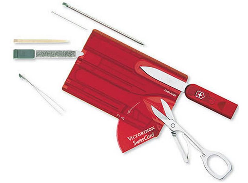 Нож Визитка Мультитул Victorinox SwissCard Vx07100.T (0.7100.T
