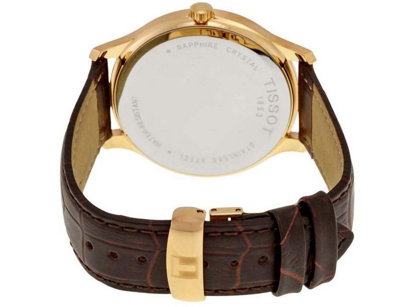 TISSOT べリッシマ T126010A 腕時計 稼動品 ゴールド/ブラウン TISSOT