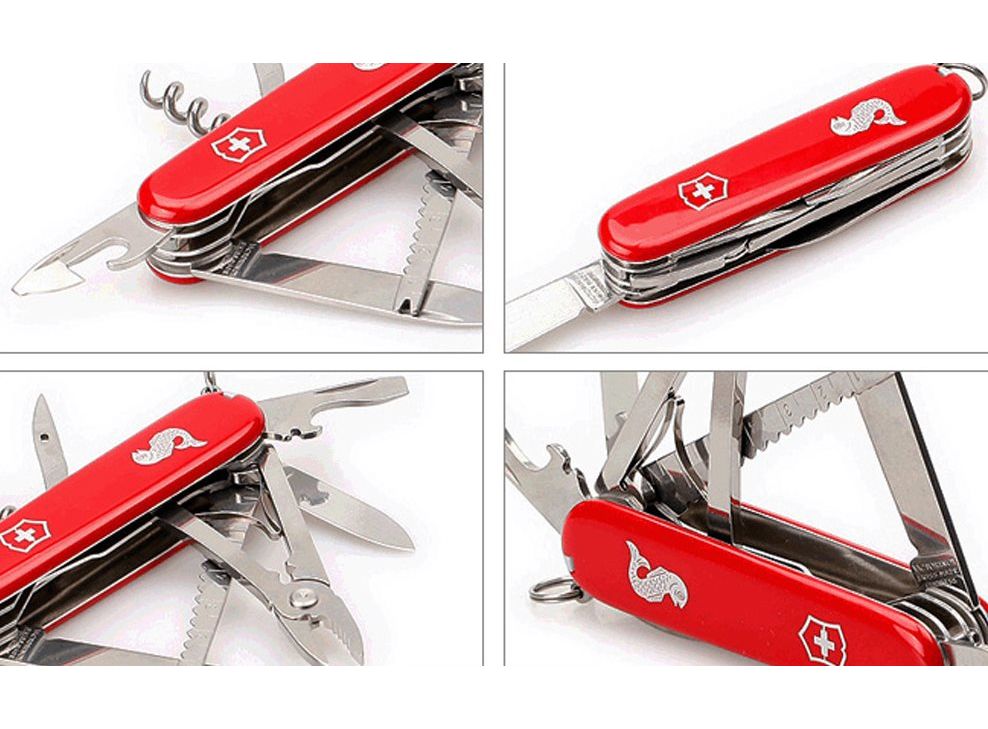 Складной нож Victorinox Angler Vx13653.72 (1.3653.72) - купить по